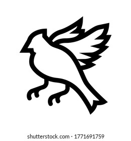 hawk icon or logo isolated sign symbol vector illustration - high quality black style vector icons
