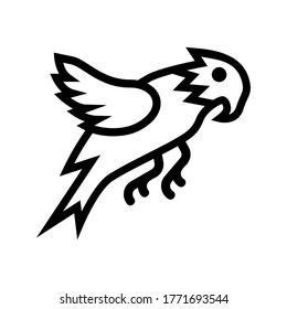 hawk icon or logo isolated sign symbol vector illustration - high quality black style vector icons
