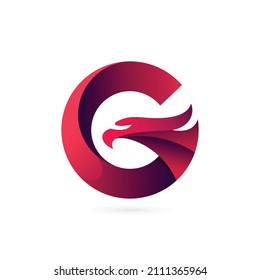 hawk letter g logo icon