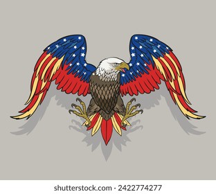 Hawk Logo Icon. Animal Illustration