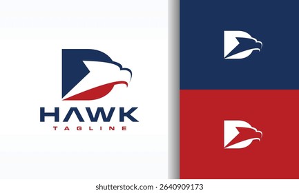 Hawk Logo with Letter D