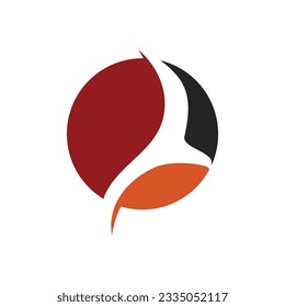 hawk logo template. Icon Illustration Brand Identity. Isolated and flat illustration. Vector graphic