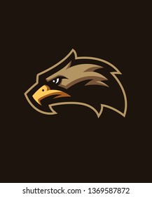 Hawk Mascot Logo Stock Vector (Royalty Free) 1369587872 | Shutterstock