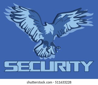 Hawk Security logo for company
