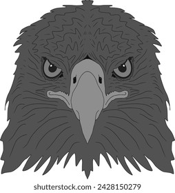 HAWK VECTOR SHADES GRAY CAN USE FOR LOGO OR DESIGN