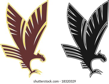 hawk/eagle mascot