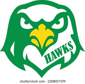 Hawks Head Clipart Vector Illustration Stock Vector (Royalty Free ...