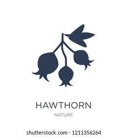 Hawthorn icon. Trendy flat vector Hawthorn icon on white background from nature collection, vector illustration can be use for web and mobile, eps10