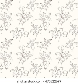 Hawthorn seamless pattern can be used for wallpaper, website background, wrapping paper. Leaf natural bright background