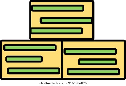 icono de la prima de línea plana de heno. bueno para el diseño de elementos ui, presentación, afiche, banner. 