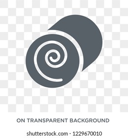 Hay bale icon. Hay bale design concept from Agriculture, Farming and Gardening collection. Simple element vector illustration on transparent background.