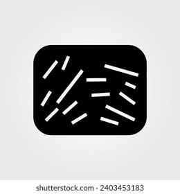 Hay bale (third entry) icon - Simple Vector Illustration