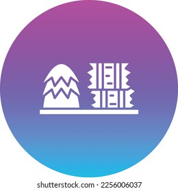 Hay Bale vector icon. Can be used for printing, mobile and web applications.