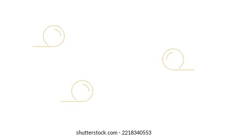 Hay bales on white background