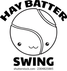 archivo de pasos de swing de batter de heno