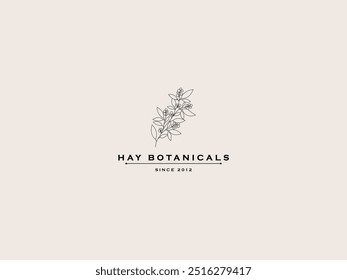 Hay Botanicals Logo | Botanic Logo