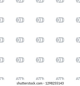 hay icon pattern seamless white background. Editable line hay icon. hay icon pattern for web and mobile.