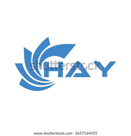 HAY letter design. HAY letter technology logo design on white background. HAY Monogram logo design for entrepreneur and business