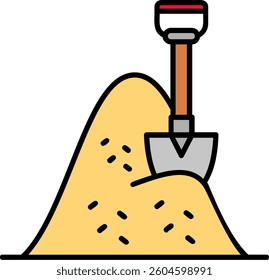 Hay Line vector Icon Design