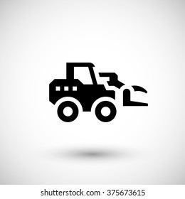 Hay Loader Tractor Icon