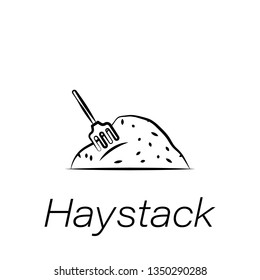 haystack hand draw icon. Element of farming illustration icons. Signs and symbols can be used for web, logo, mobile app, UI, UX