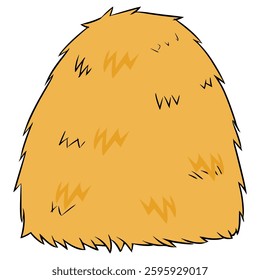 haystack illustration hand drawn isolated vector
