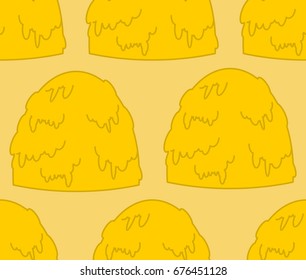 Haystack pattern. Hay stack background. Arable land texture. agricultural ornament
