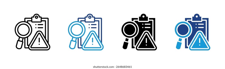 Elemento de icono de alerta de peligro para el diseño