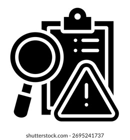 Hazard Alert Icon Element For Design