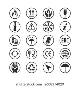 Hazard Danger Stroke icon collections. Containing Hazard, Warning, Danger, Precaution, Stop, Risk, Attention, Alert, Virus and Caution icons.