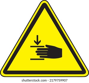 The hazard diamond on the caution sign uses a color-coded system with numbers to signal the degree of health hazard (blue), and flammability hazard (red).