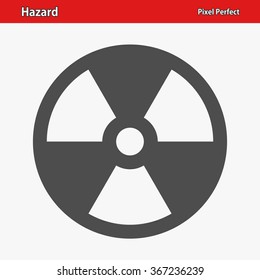 Hazard Icon. Professional, pixel perfect icons optimized for both large and small resolutions. EPS 8 format.