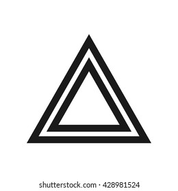 hazard icon Vector Illustration on the white background.