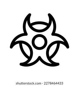 Hazard Icon Vector Symbol Design Illustration