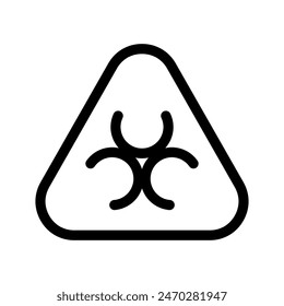 Hazard Icon Vector Symbol Design Illustration