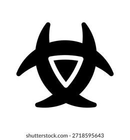 Hazard Icon Vector Symbol Design Illustration