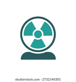 hazard icon. vector.Editable stroke.linear style sign for use web design,logo.Symbol illustration.