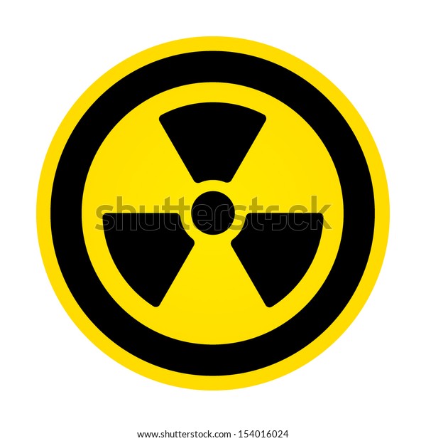 Hazard Radioactivity Sign Stock Vector (Royalty Free) 154016024
