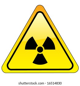 Hazard sign - caution radiation