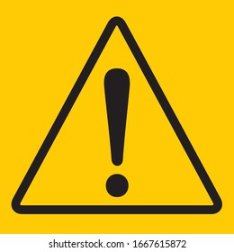 Rounded Triangle Shape Hazard Warning Sign Stock Vector (Royalty Free ...