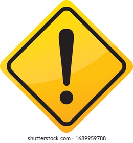 hazard sign icon vector triangle