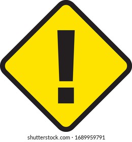 hazard sign icon vector triangle