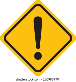 hazard sign icon vector triangle