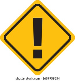 hazard sign icon vector triangle