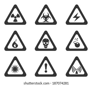 Hazard Sign Icons