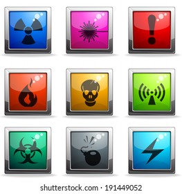Hazard Sign Icons