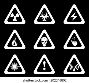 Hazard Sign Icons