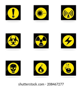 Hazard Sign Icons