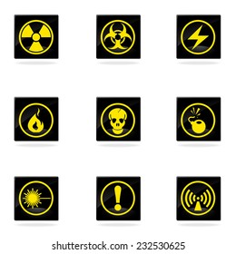 Hazard Sign Icons