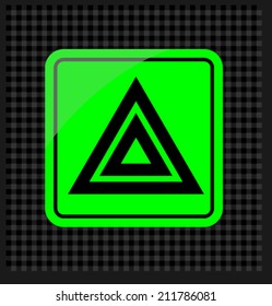 Hazard. Single icon
